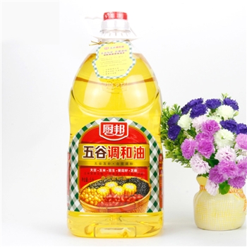 厨邦五谷调和油5L精选粗粮谷物食用油榨油香五谷油炸鸡翅油