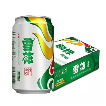 雪花啤酒 冰酷拉罐 330ml24听 整箱听装 冰爽体验