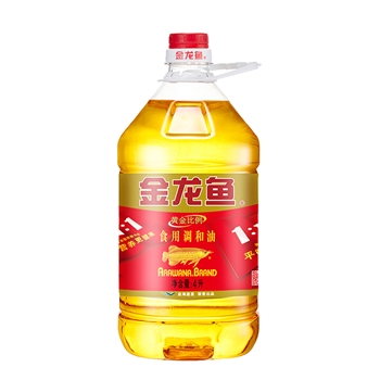 金龙鱼 黄金比例食用调和油4L/桶