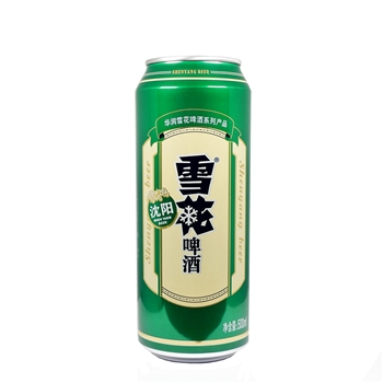 沈阳雪花啤酒11°整箱500ml12罐