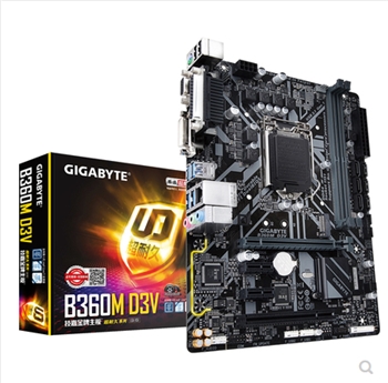 Gigabyte/技嘉 B360M-D3V主板台式机电脑游戏全新1151针